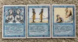 MTG Vintage Blue 20 Card Lot Seasinger Dandan Clone Djinn Old Border Cards LP - Image 5