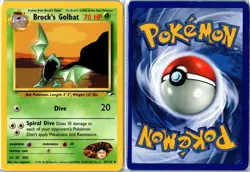 Pokemon Card - Brock's Golbat 39/132 Gym Heroes Uncommon Unlimited MP - Image 3