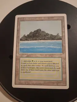 MTG Magic LP/NM Revised Tropical Island Dual Land - Reserved List - Image 1