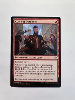 Curse of Opulence - MTG Commander 2017 - NM - Image 1