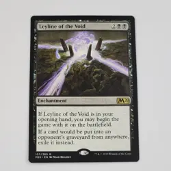 MTG Leyline of the Void Rare Core Set 2020 107/280 Black Enchantment Magic NM - Image 1