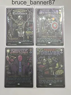 Magic The Gathering Secret Lair Black Lights & Dark Dungeons *FOIL* NO DISPLACER - Image 1
