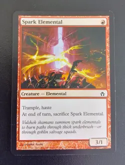 Magic the Gathering MTG Spark Elemental Fifth Dawn Lightly Played x4 - Image 2