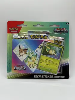 3x Pokemon TCG Prismatische Entwicklungen Tech-Sticker Set – Neu & OVP, Handler! - Image 3