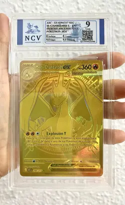 2026 POKEMON ASC EN-ASCENDED HEROES MEGA HYPER RARE MEGA CHARIZARD Y EX PSA 9 - Image 1