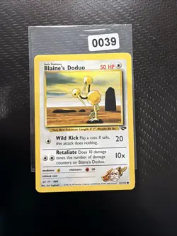Blaine's Doduo - 61/132 Gym Challenge - Pokemon TCG - 2000 - Image 1