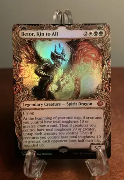Mtg Betor, Kin to All Foil Showcase. Tarkir: Dragonstorm Pack Fresh NM Magic - Image 1