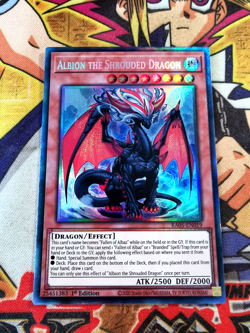 Albion the Shrouded Dragon ra05-en019 (NEW) Collectors Rare Yu-Gi-Oh! - Image 1