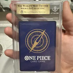 One Piece CCG Monkey.D.Luffy PRB01 Alt Art Foil SEC OP05-119 BGS 10 low pop - Image 2