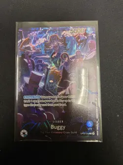 2025 ONE PIECE 2ND ANNIVERSARY SET OP09-042 BUGGY ALT ART LEADER - Image 1