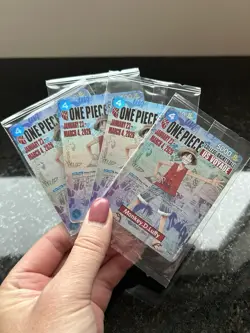 Ultra Rare Bundle – 4× One Piece US Voyage Promo – Monkey D. Luffy – Sealed - Image 4