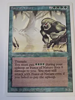 MTG - Force of Nature NM/LP - Revised 1994 - Image 1