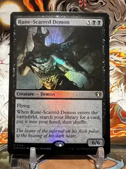 MTG | Rune-Scarred Demon [Commander Masters] ✨FOIL✨ - Image 1