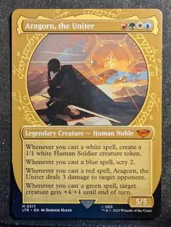Aragorn, the Uniter - Showcase - LOTR: Tales of Middle Earth (MTG) - Image 1