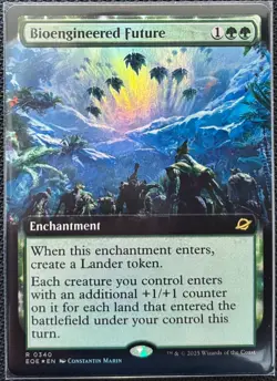 MTG Edge Of Eternities Bioengineered Future Extended Art Foil (Rare) - Image 1
