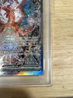 2023 Pokemon OBF EN-OBSIDIAN FLAMES CHARIZARD EX #223 SPECIAL ART RARE PSA 8 - Image 5