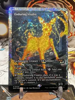 MTG Enduring Vitality ✨Fracture Foil ✨ Japan Showcase English Duskmourn NM/M - Image 1