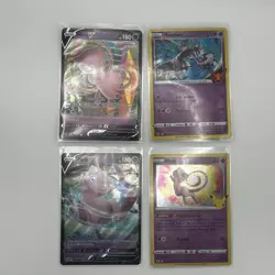 Pokemon Mew & Mewtwo Lot (4) – 2x Mew V Fusion Strike + Celebrations + Halloween - Image 1
