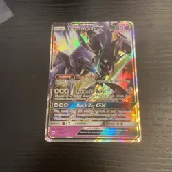 Pokemon Necrozma GX Sm-Burning Shadows Ultra Rare Holo 63/147 EN 180 HP - Image 1