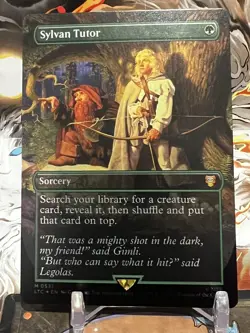 MTG | Sylvan Tutor (Borderless) ✨FOIL✨ - LOTR - Image 1