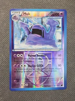 Team Plasma Muk 46/116 Reverse Holo Rare Pokemon Black & White Plasma Freeze - Image 1