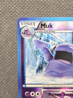 Team Plasma Muk 46/116 Reverse Holo Rare Pokemon Black & White Plasma Freeze - Image 3