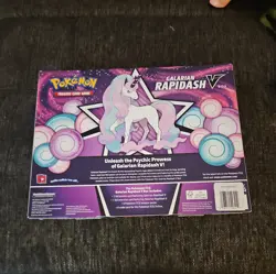 Pokemon TCG Galarian Rapidash V Collection Box 4 Booster Packs NEW - Image 2