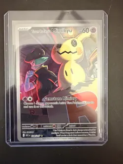 Team Rocket's Mimikyu 238/217 Illustration Rare Ascended Heroes Pokemon NM - Image 4