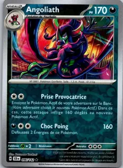 Carte Pokemon Angoliath 096/142 Reverse - 2024 - Image 1