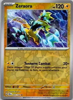 Carte Pokemon Zeraora 055/142 Reverse - 2024 - Image 1