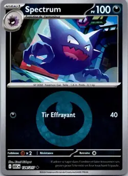 Carte Pokemon Spectrum 124/217 Reverse 2026 - Image 1