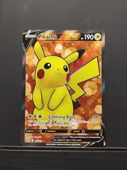 Pokemon TCG Brilliant Stars PIKACHU V 157/172 Full Art Ultra Rare - Image 1