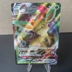 Leafeon VMAX 008/203 (Full Art) Holo Ultra Rare Evolving Skies Pokemon TCG - NM - Image 1