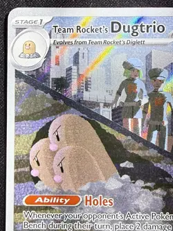 Team Rocket's Dugtrio 239/217 Pokemon TCG Ascended Heroes Illustration Rare - Image 2