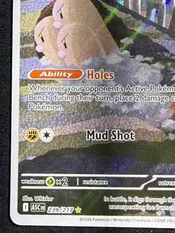 Team Rocket's Dugtrio 239/217 Pokemon TCG Ascended Heroes Illustration Rare - Image 3