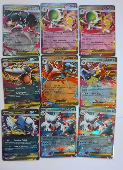 37 English EXs Pokemon Prismatic Evolutions Phantasmal Flames Ascended Heroes - Image 3