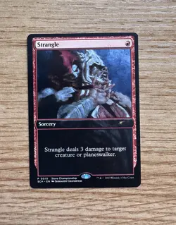 Strangle - NM - MTG Store Championship Promo - Magic the Gathering - Image 1