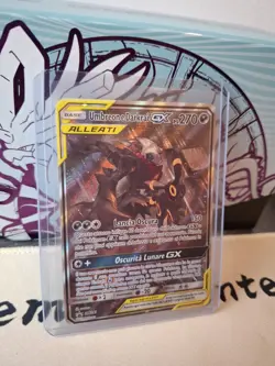 CARTA POKEMON UMBREON E DARKRAI GX SM241 PROMO BLACK STAR EX - Image 2