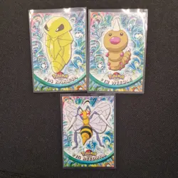POKeMON TCG- Weedle, Kakuna & Beedrill. #13,14 & 15. TOPPS. TVAnimationEdition. - Image 1