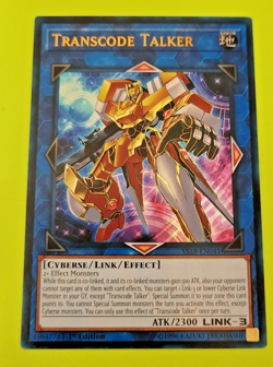 Yu-Gi-Oh Transcode Talker Ultra Rare 1st Edition YS18-EN041 Nm - Image 1