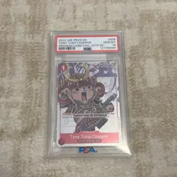 2023 One Piece Tony Tony Chopper 25th Anniversary ST01-006 EN Promo PSA 10 - Image 1