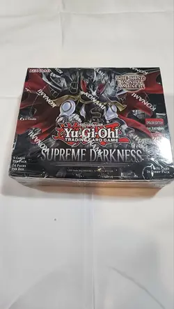 Yu-Gi-Oh! Supreme Darkness 1st Edition Booster Box Konami Trading Card Game - Image 1