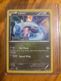 Pokemon TCG Latios, Stamped Dragon Vault Holo Card 2012 - Image 1