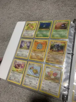 Base Set Jungle Vintage Pokemon Cards Lot - 24 - LP - Image 1