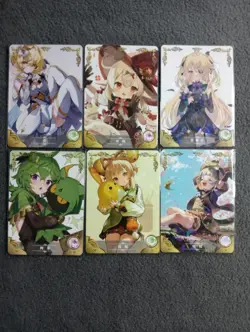 6 cards GENSHIN IMPACT goddess story waifu anime card - Image 1