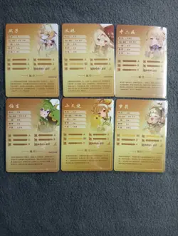 6 cards GENSHIN IMPACT goddess story waifu anime card - Image 2
