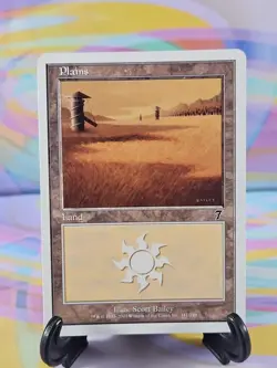 Magic the Gathering MTG Seventh Edition 2001 Card | Plains 341/350 - Image 1