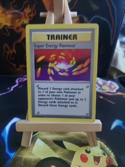 Pokemon Super Energy Removal Card 079/102 Regular Base Set - Image 1