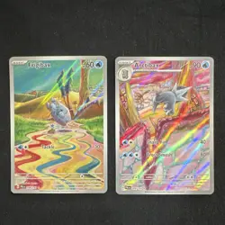 Pokemon Holo Card Lot Frigibax Arctibax Paldea Evolved TCG English - Image 1