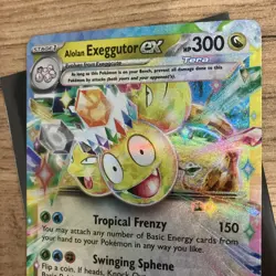 Pokemon Card Alolan Exeggutor EX Surging Sparks 133/191 Double Rare NM Condition - Image 4